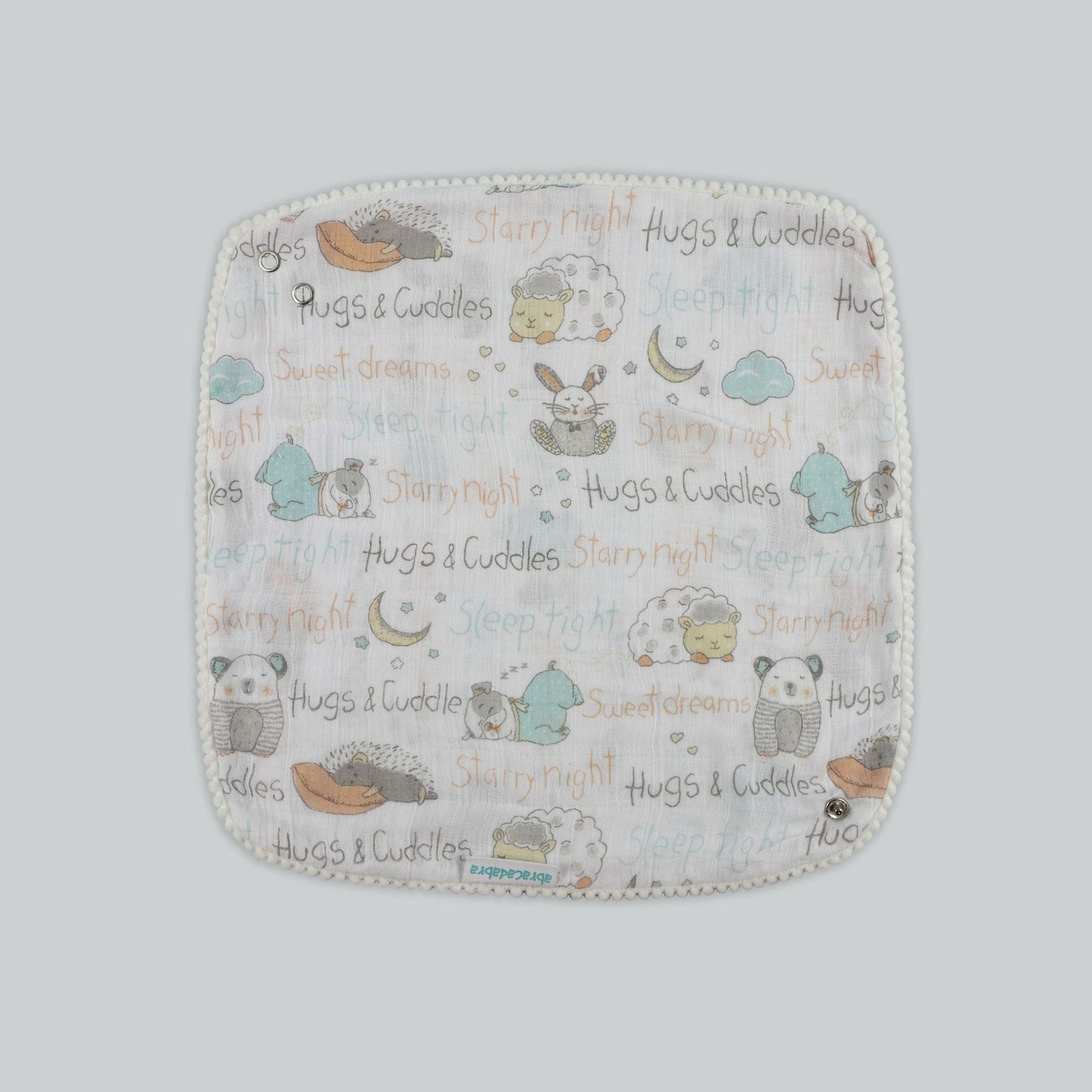 Abracadabra Muslin Bandana Bibs - Sleepy Friends Pack of 3