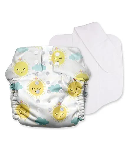 Mother Sparsh Plant Powered Cloth Diaper (SnoozySun) (5-17kg)