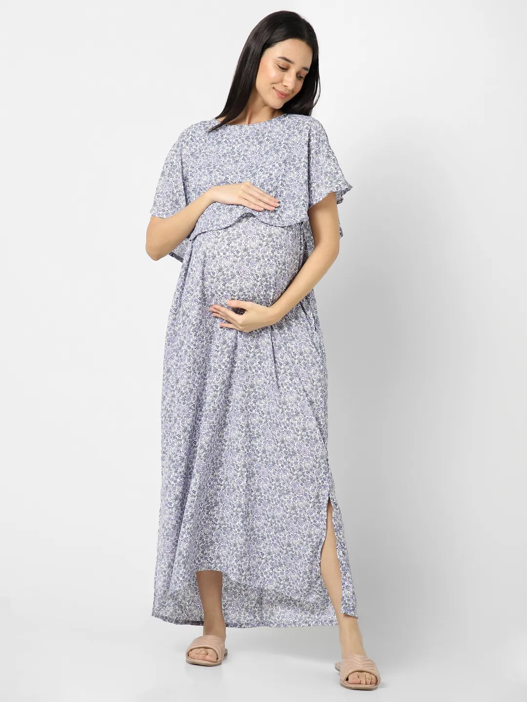 Mystere Paris Floral Maternity Dress