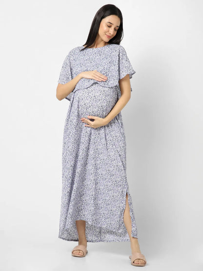 Mystere Paris Floral Maternity Dress