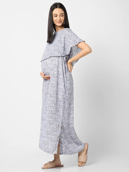 Mystere Paris Floral Maternity Dress