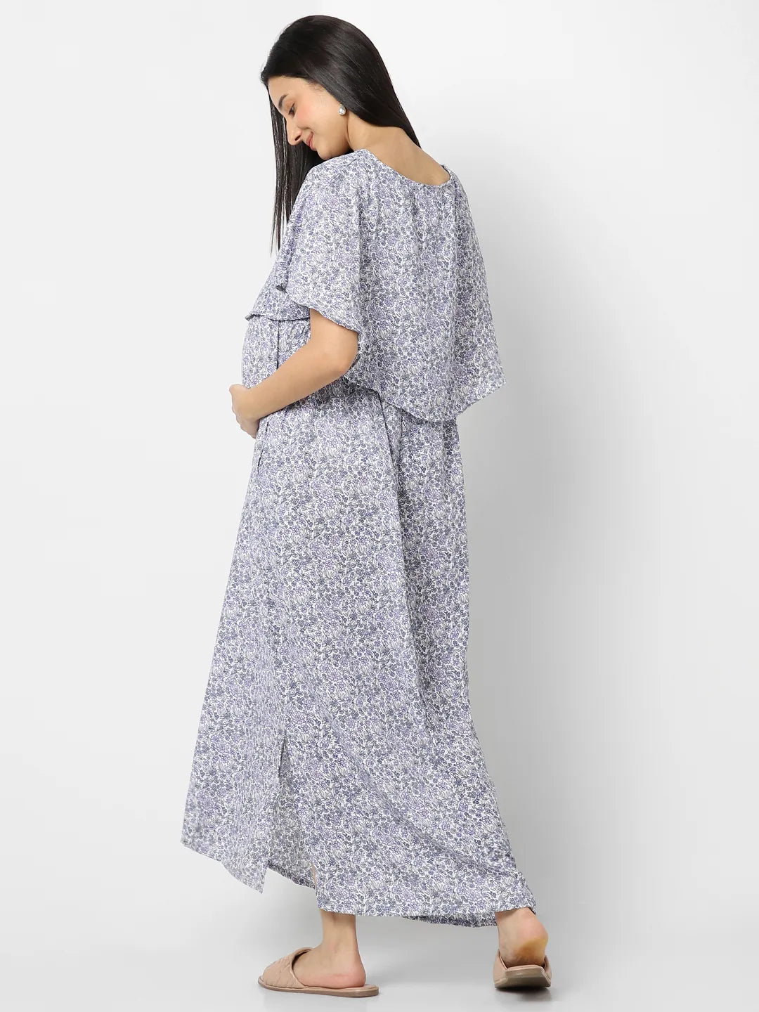 Mystere Paris Floral Maternity Dress