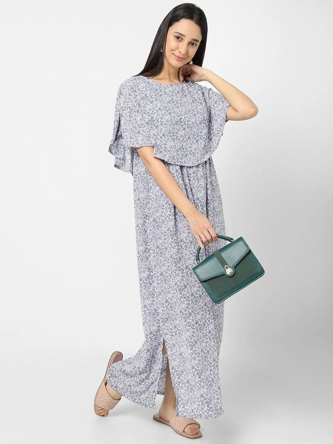 Mystere Paris Floral Maternity Dress