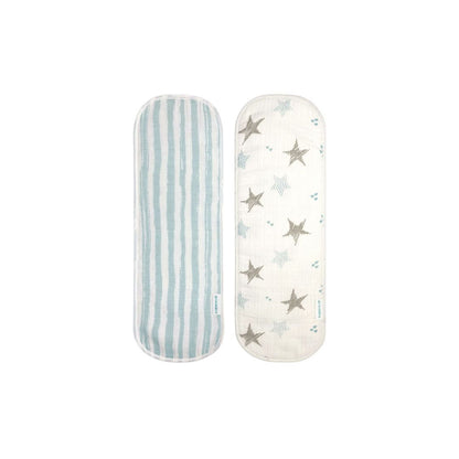 Abracadabra Muslin Burp Pad - Stars Pack of 2