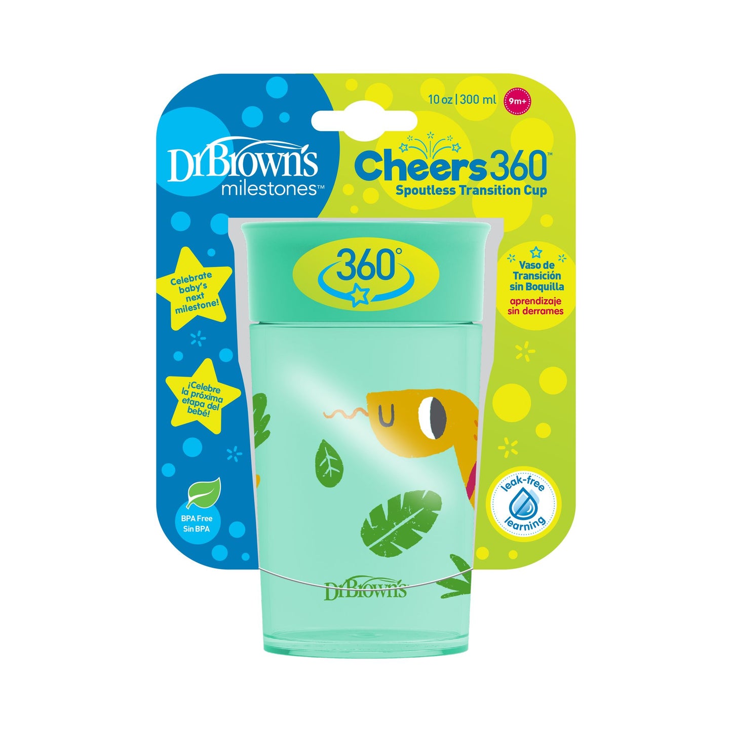 Dr. Brown's Smooth Wall Cheers360 Cup, 10 oz/300 mL