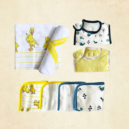 Tiny Lane Newborn Baby Gift Pack | Pack of 8