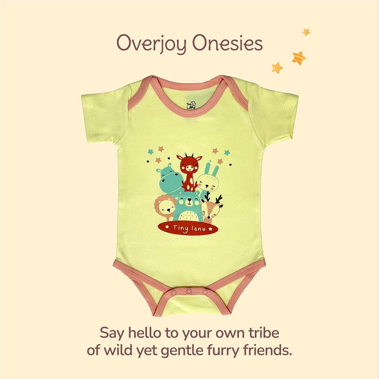 Tiny Lane Jungle Tribe Newborn Baby Gift Set | Pack of 7
