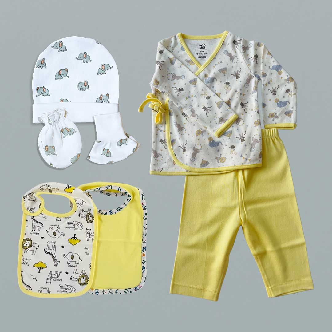 Tiny Lane Jungle Tribe Baby Gift Set | Pack Of 7