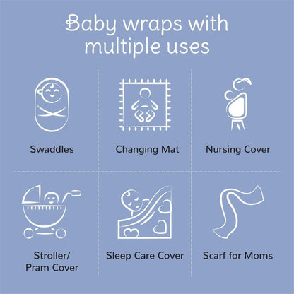 Classic White Bamboo Swaddle Set - Pack of 2