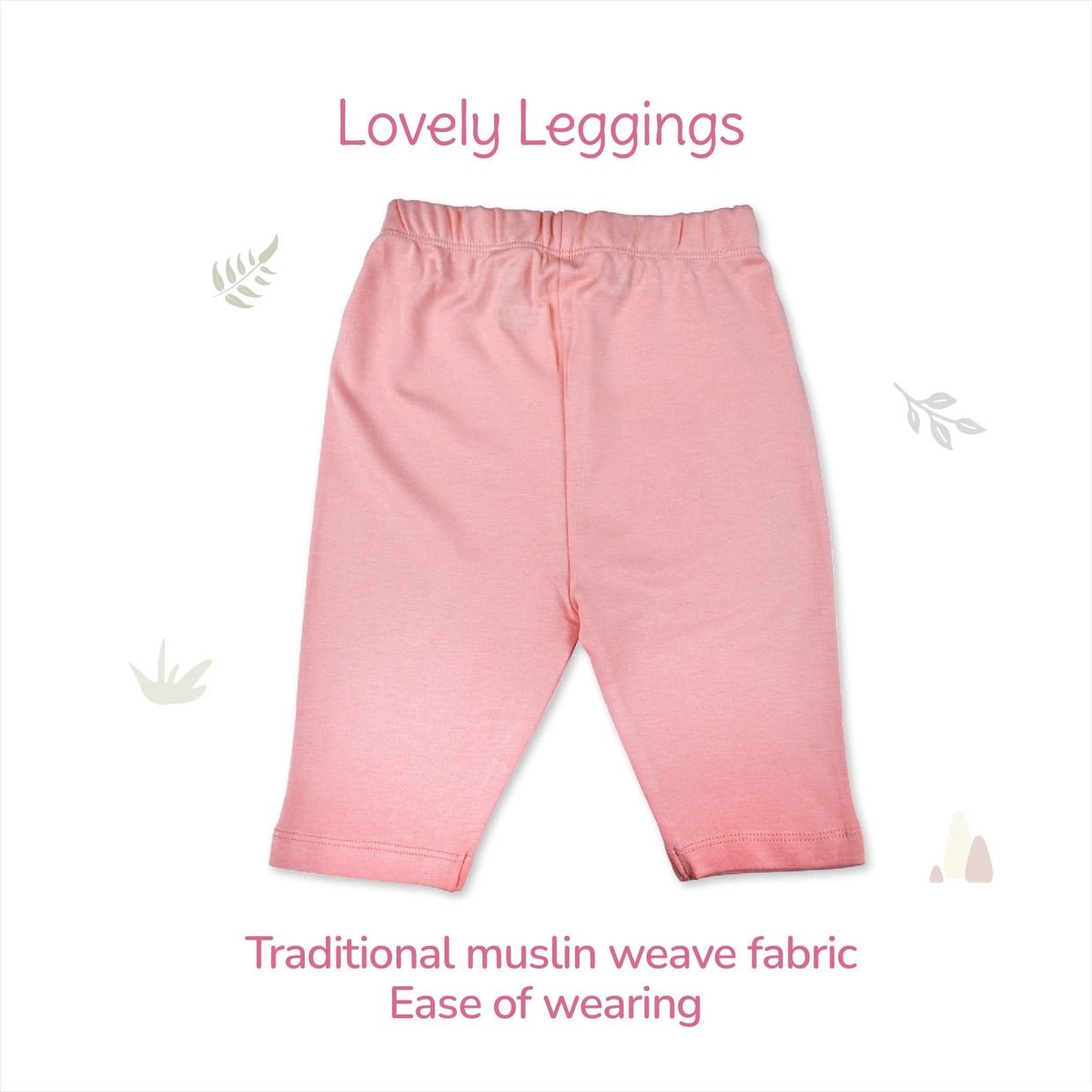 Tiny Lane Adorable & Comfy Giggle Baby Clothing Set - Dino Jhabla, Legging, & Honey Bunny Bib