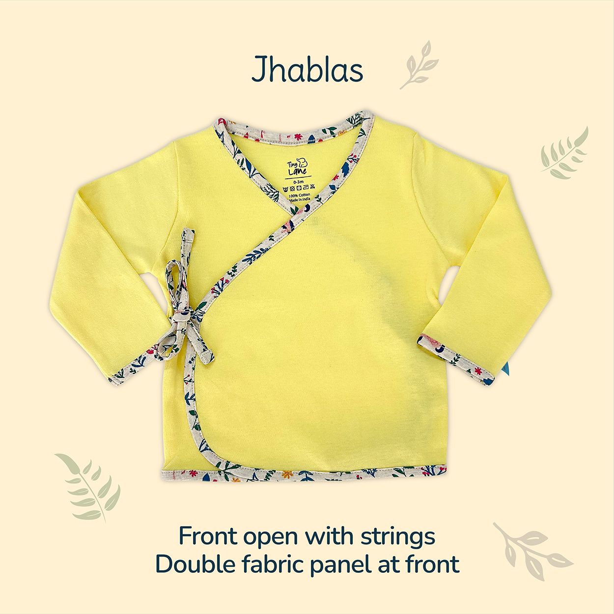 Yellow Organic Newborn Baby Clothing Combo Set
