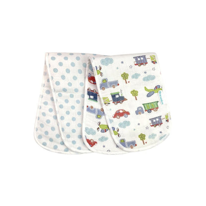 Abracadabra Muslin Burp Pad - Transport Pack of 2