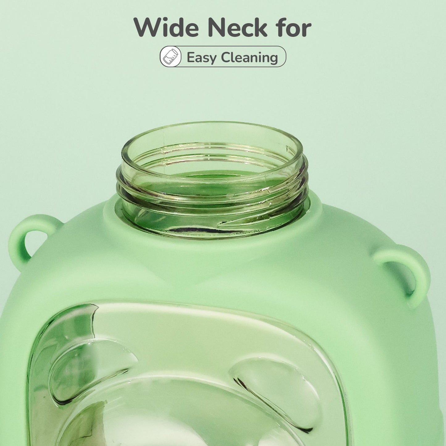 R for Rabbit Tritan Baloo Baby Straw Sipper Bottle BPA Free Tritan Material With Silicone Straw Green