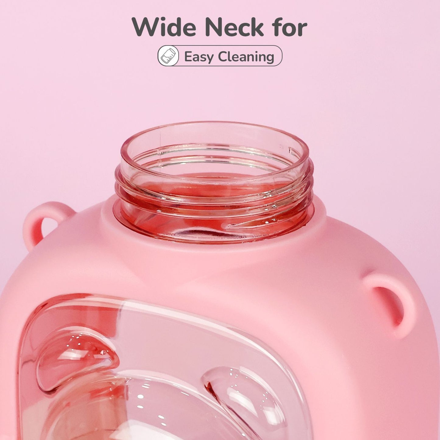 R for Rabbit Tritan Baloo Baby Straw Sipper Bottle BPA Free Tritan Material With Silicone Straw Pink