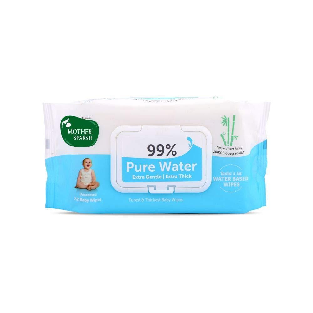 Mother Sparsh 99% Pure Water Unscented Baby Wipes