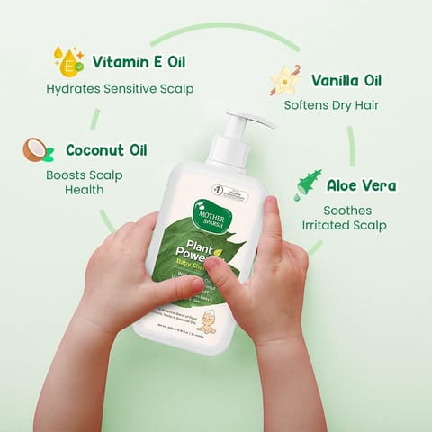 Mother Sparsh Plant Powered Natural Baby Shampoo 200ml