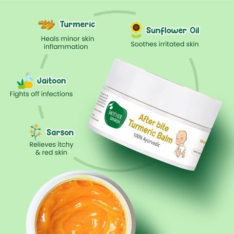 Mother Sparsh Afterbite Turmeric Balm for Babies 25g