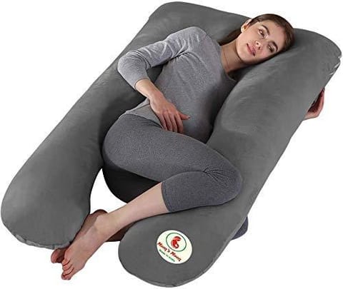 Mom\'s Moon Premium Ultra Soft U Shaped Pregnancy Pillow