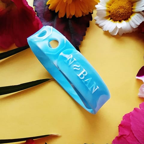 NBAN Sky Blue anti nausea wrist band