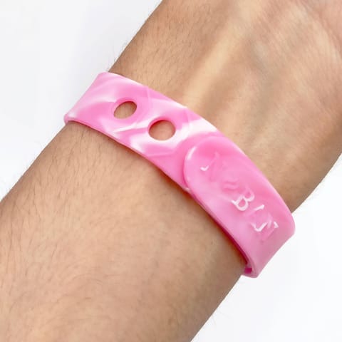 NBAN Blossom Pink anti-nausea wrist band for morning sickness
