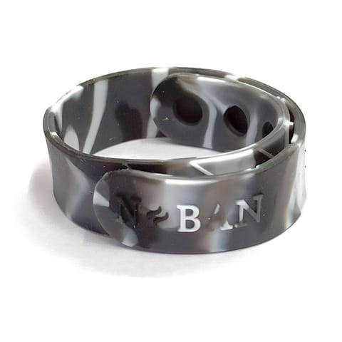 NBAN Black Grey anti-nausea wrist band for morning sickness