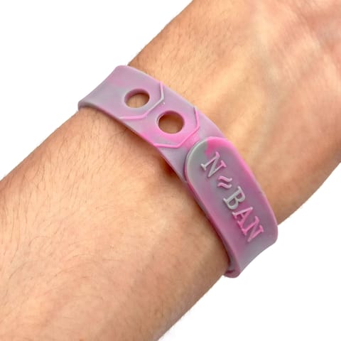 NBAN Lava Pink anti nausea wristband for morning sickness