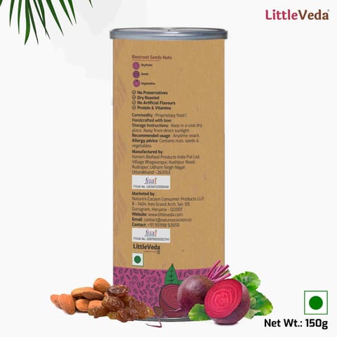 LittleVeda Pregnancy Trail Mix - Beetroot, Seeds & Nuts, Trimester 3