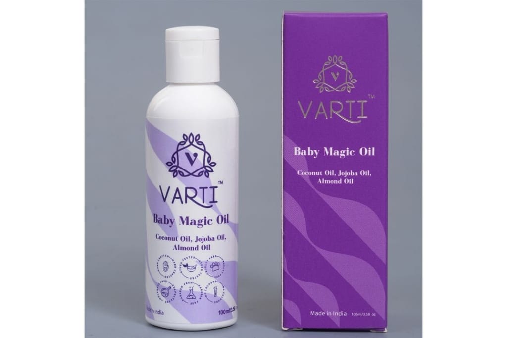 VARTI -AYUSH Certified, Parabens & Sulphate Free Baby Massage Oil, 100% Organic & Chemical free