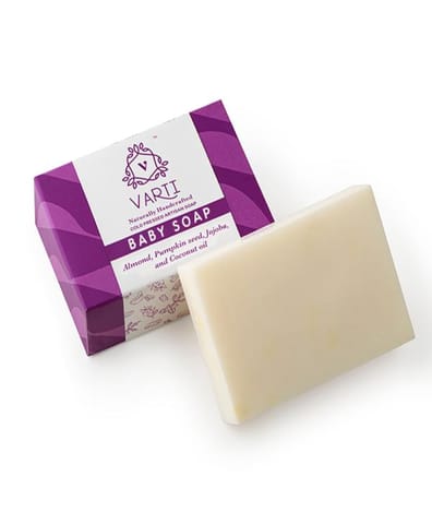 VARTI -AYUSH Certified, Parabens & Sulphate Free Cold Pressed Baby Bar, 100% Organic & Chemical free