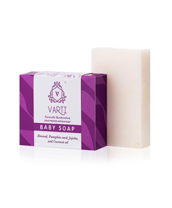 VARTI -AYUSH Certified, Parabens & Sulphate Free Cold Pressed Baby Bar, 100% Organic & Chemical free