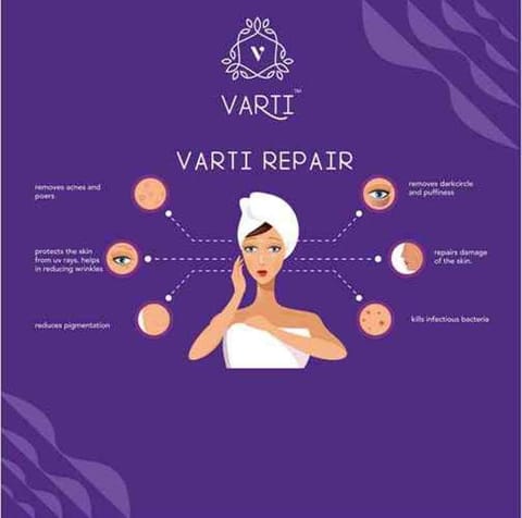 VARTI -AYUSH Certified, Parabens & Sulphate Free Magic Face Oil, 100% Organic & Chemical free- 30 ml