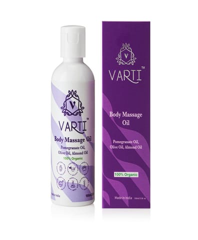 VARTI -AYUSH Certified, Parabens & Sulphate Free Body Massage Oil , 100% Organic & Chemical free