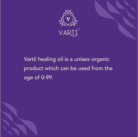 VARTI -AYUSH Certified, 100% Organic and Chemical Free Healing Oil-15ml " Combo Pack -2"