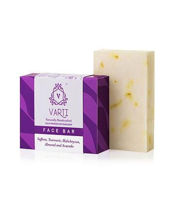 VARTI -AYUSH Certified, Parabens & Sulphate Free Cold Pressed Saffron Face bar