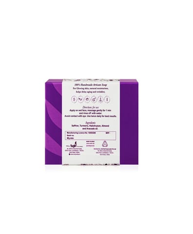 VARTI -AYUSH Certified, Parabens & Sulphate Free Cold Pressed Saffron Face bar