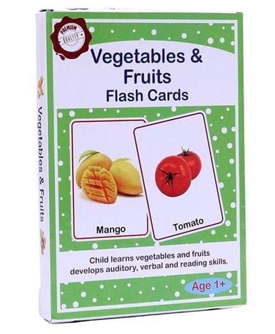 Vegetables & Fruits Flash card