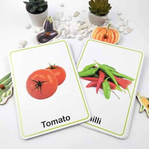 Vegetables & Fruits Flash card