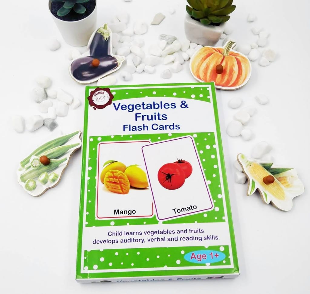 Vegetables & Fruits Flash card