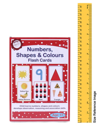 Numbers, Shapes & Colours Flash card