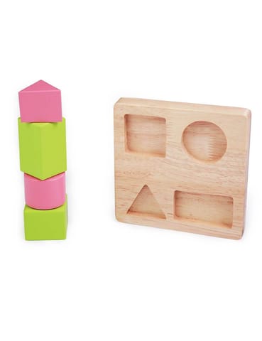 Ariro Toys Wooden Puzzle - Blocks