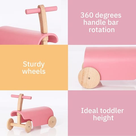 Ariro Toys Push Scooter-Pink