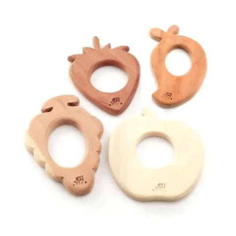 Ariro Toys Wooden Teethers-Fruits