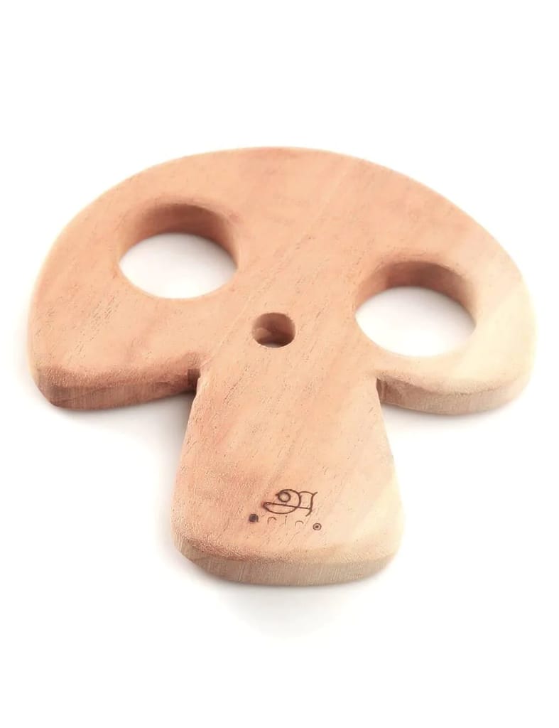 Ariro Toys Wooden Teethers-Mushroom & Ice-Cream Cone