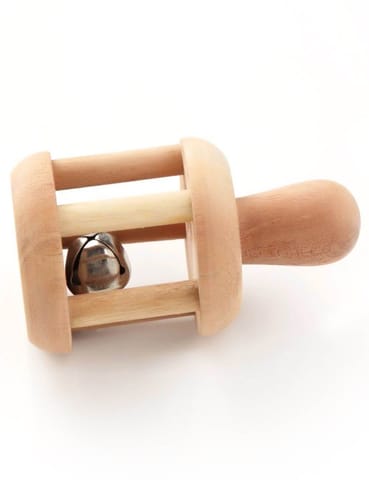 Ariro Toys Wooden Bell Rattle