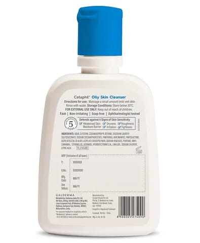 Cetaphil Oily Skin Cleanser 125ml