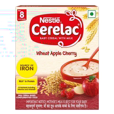 CERELAC WHEAT APPLE CHERRY STAGE 2 (NESTLE)