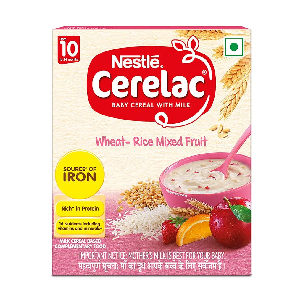 Nestle Cerelac Mixed fruits Cereal, 10 -24 mths, 300 gm