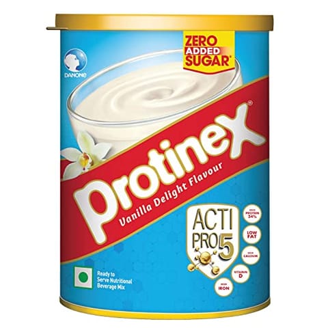 Protinex Health And Nutritional Drink Mix For Adults with High protein & 10 Immuno Nutrients - with 25 Vital Nutrients - 400gm - Vanilla Delight