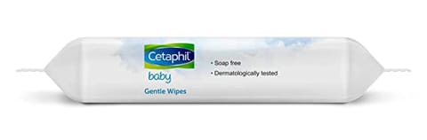 Cetaphil Baby Gentle Wipes 80's with Aloevera & Vitamin E