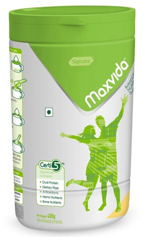 Maxvida Balanced Nutrition Supplement for Adults 400g Vanilla (Tub)